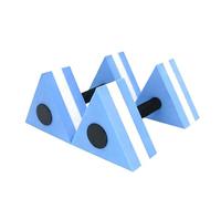 Aerobics Weight - EVA, 10.62x5.90x5.11in Aquatic Dumbbell Triangle Shape | Lightweight Foam Water Fitness Equipment, Exercise Dumbbell For Swimming, Water Aerobics, Muscle Training, Indoor