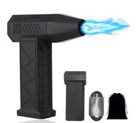 Aeroblast™ - Potente mini soffiatore d'aria, 150000 giri/min, senza fili, ricaricabile, ad alta velocità, 3 marce, regolabile, per tastiera, PC, auto, letto ad aria e pulizia della casa (nero)