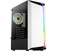 Aerocool Midi Tower Bionic V2 RGB Vetro temperato USB 3.0 Bianco