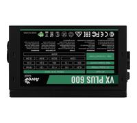 Aerocool VX PLUS 600 alimentatore per computer 600 W 20+4 pin ATX ATX Nero