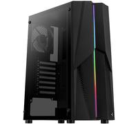 Aerocool Wick in vetro temperato USB 3.1 RGB Nero