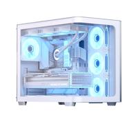 AEROCOOL ADVANCED TECHNOLOGIES P500C Geh Midi Full Tempered Glas Wh