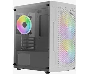 AeroCool Aercool Trinity Mini-Tower V2, Vetro temperato - Bianco