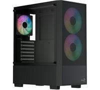 AeroCool B508A Flow semitorre con 5 ventiladores ARGB, Cristallo Temperato, ATX Micro-ITX