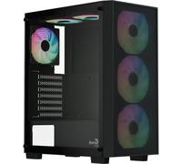 AeroCool B509A Flow Nero con pannello laterale in vetro temperato e 6 ventilatori ARGB inclusi