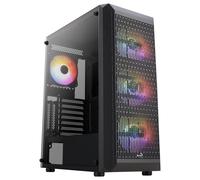 Aerocool BEAMBKV2 FRGB Vetro temperato USB 3.0 Nero