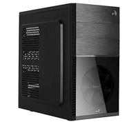 Aerocool CS105BK - Scatola per computer Micro ATX e Mini-ITX, ventola anteriore, nero