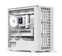 AeroCool Custodia Mini Tower D302A, supporto radiatore da 360 mm, 11 slot per ventole, GPU 410 mm, scheda madre m-ATX/Mini-ITX rivolta all'indietro, USB Type-C, filtro antipolvere magnetico, pannello