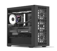 AeroCool Custodia Mini Tower D302A, supporto radiatore da 360 mm, 11 slot per ventole, GPU da 410 mm, scheda madre m-ATX/mini-ITX rivolta all'indietro, USB Type-C, filtro antipolvere magnetico
