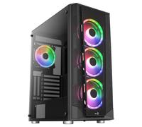Aerocool PRISMBKV3 ARGB Vetro temperato USB 3.0 Nero