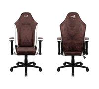 AEROCOOL Sedia Aerocool Crown AeroSuede (Marrone/Bianco) - Nouvo