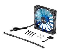 Aerocool Shark Ventola da 120 mm a 1500 Giri, Blu