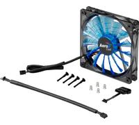 Aerocool Shark Ventola da 140 mm a 1500 Giri, Blu