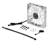 AeroCool Shark Ventola di Raffreddamento da 120 mm, Bianco