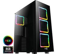 Aerocool Tor Pro - PC Box, E-ATX, vetro temperato, 4 ventole RGB 14cm - NUOVO