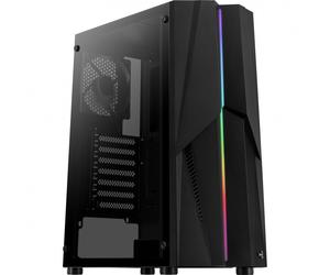 Aerocool Wick in vetro temperato USB 3.1 RGB Nero