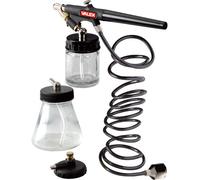 Mini Pistola per Aerografo verniciatura 2 serbatoi attacco bombola aria Valex