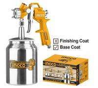 AEROGRAFO AD ARIA COMPRESSA 1,5MM 1000CC ASG3101 INGCO SERBATOIO BASSO