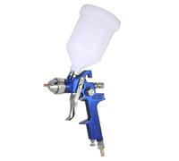 AEROGRAFO AD ARIA COMPRESSA UGELLO 1.7MM PISTOLA SPRUZZO SPRAY 600ML VERNICIARE