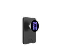 Aerografo anni '90 Pantera Nero Retro Fulmine Disegno Gatto Selvaggio PopSockets PopWallet per MagSafe