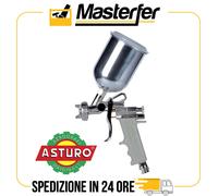 Aerografo Asturo E70 pistola a spruzzo per verniciare con serbatoio superiore