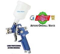 AEROGRAFO ASTURO ORIGINALI HVLP H-2000 SERBATOIO 125 CC UGELLO Ø 0,8mm o 1,0 mm