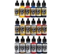 Aerografo colori 18 X 17 ML Vallejo Model Air Base parati Metallic Set di colori Airbrush colori