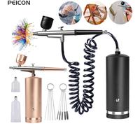 Aerografo con compressore Airbrush Painting Mini pistola a spruzzo per la verniciatura pistola per vernice elettrica compressore per aerografo pistola a spruzzo per vernice