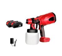 Aerografo Con Rivestimento In Acciaio For Mobili Automatici, Pistola A Spruzzo Elettrica Da 800 Ml, Compatibile Con Batteria Da 18 V(Two small battery)