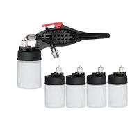 Aerografo di alimentazione a sifone atomizzante Kit spazzole ad aria a singola azione da 0,3 mm for l'hobby del tatuaggio for la pittura corpo trucco Controllo Preciso