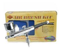 AEROGRAFO DOPPIA AZIONE AEROGRAFIA BD-132 0.3 MM FENGDA SERBATOIO 7CC 15-50PSI