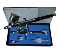AEROGRAFO DOPPIA AZIONE TRATTO FINE 0,3MM PER COMPRESSORE AEROPENNA HD-130