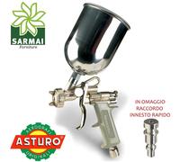 Aerografo E70 professionale ASTURO pistola verniciatura verniciare ugello 1,4 mm