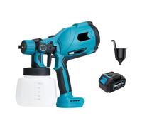 Aerografo For Rivestimento In Acciaio For Mobili For Auto Senza Fili Pistola A Spruzzo Elettrica Da 1000 Ml Compatibile Con Batteria 18 V Facilmente Affrontabile In Vari Scenari(One big battery)