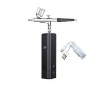 Aerografo intelligente portatile con compressore Private Label Modelli in for abbronzatura senza sole personalizzati fili Barbiere for salone di bellezza for unghie Controllo Preciso(A-01)