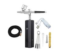 Aerografo intelligente portatile con compressore Private Label Modelli in for abbronzatura senza sole personalizzati fili Barbiere for salone di bellezza for unghie Controllo Preciso(C-01)