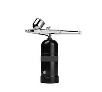 Aerografo modello pittura cottura polvere d'oro torta colorante gradiente spray for unghie aerografo portatile Applicazione multifunzionale(Black)