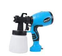 Aerografo per Verniciare, Pistola a spruzzo elettrica 1200W spruzzatore di vernice ad alta potenza spazzola for aria con rivestimento in acciaio for mobili auto ugello in rame 1.0/1.8/2.5mm