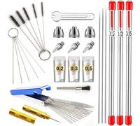 Aerografo Pulizia Kit Aerografo Spruzzatore Accessori 020305 MM