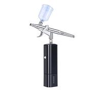 Aerografo senza fili con kit compressore Strumento pneumatico for tubo flessibile di tipo C facile utilizzo Controllo Preciso(18cm)