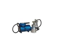 Aerografo/Verniciatore/Stazione di verniciatura HVLP con mini compressore .