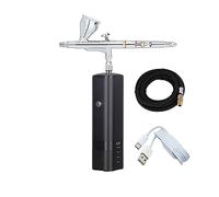 Aerografo wireless tascabile portatile con set compressore Facile da usare Silenzioso Applicazione multifunzionale(B)