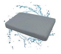 AEROiVi Cuscino per sedile doccia, imbottitura in rete 3D, 40 x 30 x 5 cm, grigio, poliestere, sicurezza per bagno e doccia, panche per sedute e trasferimenti