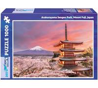 Aeromark Puzzle 1000 pezzi Pagoda Giappone con Monte Fuji per adulti e bambini a partire dai 12 anni in formato 68 x 48 cm, Made in Germany, qualità premium come regalo per Natale o compleanno