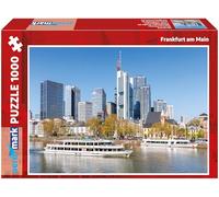 Aeromark Puzzle da 1000 pezzi Francoforte sul Meno, per adulti e bambini a partire dai 12 anni, in formato 68 x 48 cm, made in Germany, qualità premium come regalo per Natale o compleanno