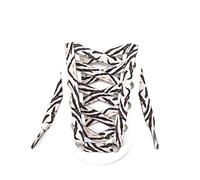 Aeromdale Animale Modello Scarpe Lacci Piatti Sneakers Tela Scarpa Pizzi Tigre/Zebra/Serpente/Leopardo Stampa Lacci Da Scarpa Colorato Creativo Unisex 8mm Scarpe Stringhe - H - 120cm