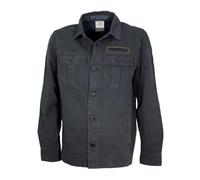 Aeronautica Militare - Ac0036Uct04233 Giacca Camicia in Twill - - Jackets - Uomo - Nero - XL