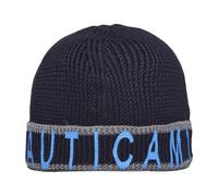 Aeronautica Militare, ,Accessories ,unisex ,Nero ,ONE SIZE Beanie con Scritte Aeronautiche Militari