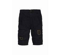 Aeronautica Militare Bermuda BE041CT da Uomo, Pantaloncini, Shorts (48 M IT, 34300 Jet Black)