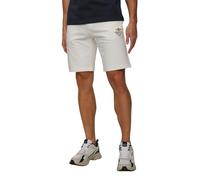 Aeronautica Militare Bermuda Uomo BF017 Pantaloncino in Felpa con Coulisse (IT, Testo, S, Regular, Regular, Bianco)
